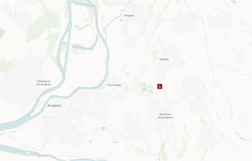 Carte de situation de Bloom Fit à Vedène, près d'Avignon